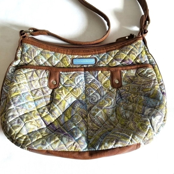 Longaberger Homestead Quilted Shoulder Handbag - Picture 2 of 7